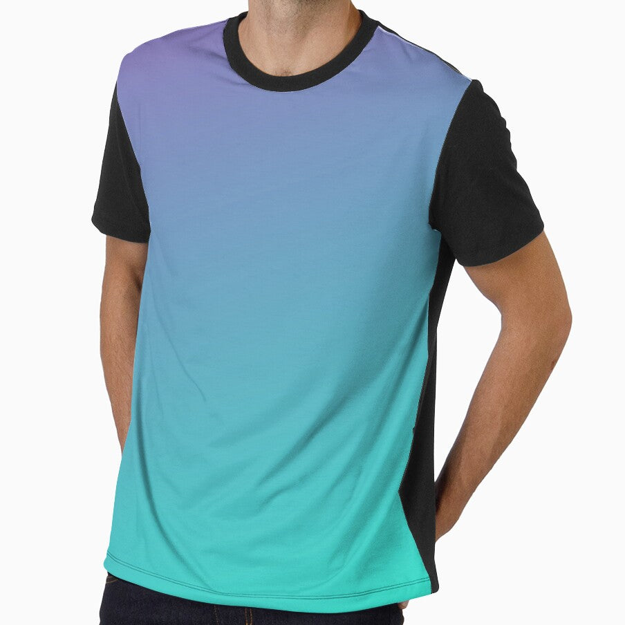 Lavender Blue Tranquil Calm Gradient Design by Ninjakandy