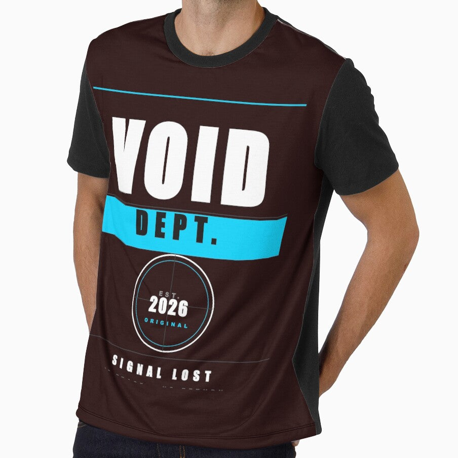 Void Dept Streetwear Graphic Ice Cyan Industrial Fake Brand by Mega-Shopping