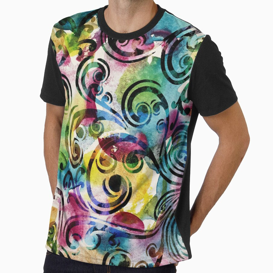 Garden Swirls on Cream by RC-aRtY