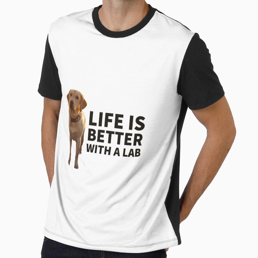 LIFE IS BETTER WITH A LAB - DOGGY - DOG LOVER - DOGS by Tropical Blood