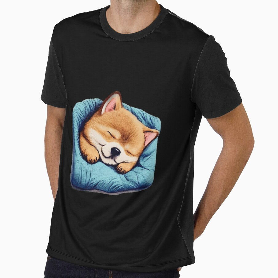CUTE DOG sleeping Oversized by Sanchogrdes