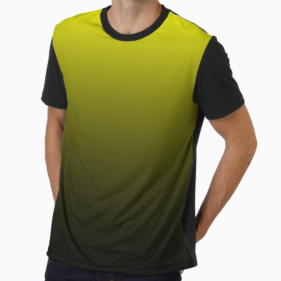 Yellow TO Black Fade - G1 | Yellow Gradient To Black by Art-by-Geoff