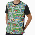 Car City Carpet Road Rug 90s Nostalgic Toy by pixlpizza