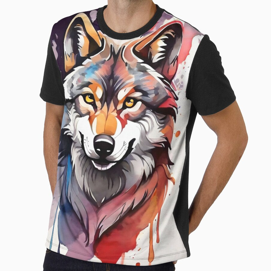 high quality wolf watercolor by RAILGUNWII