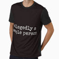 Allegedly A People Person Funny Sarcastic Tee Shirt by ShanezShertz