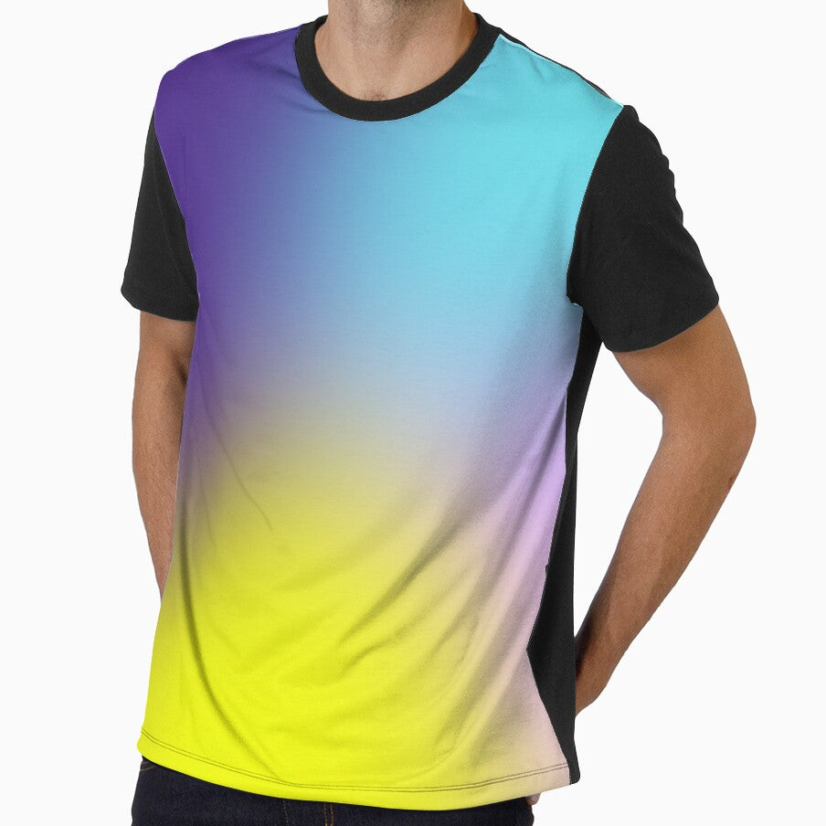 Holographic candy gradient- candy gradient background by Tanuja  Sharma