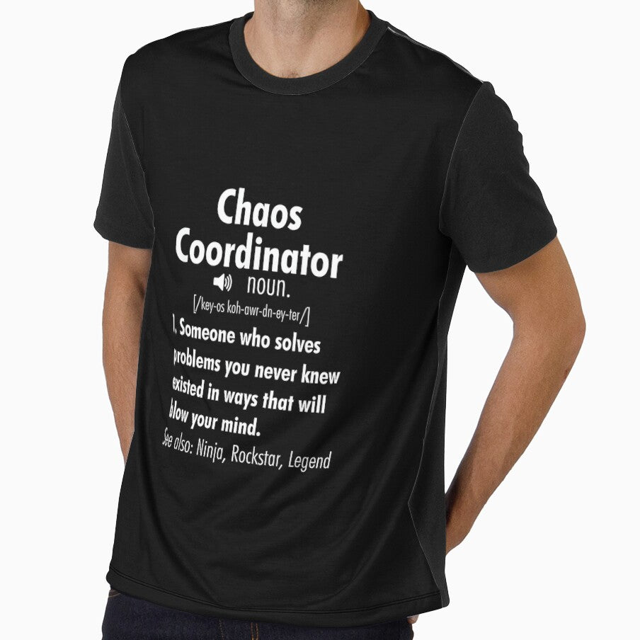 Funny Chaos Coordinator Definition for Women Men by AndersonLFernan