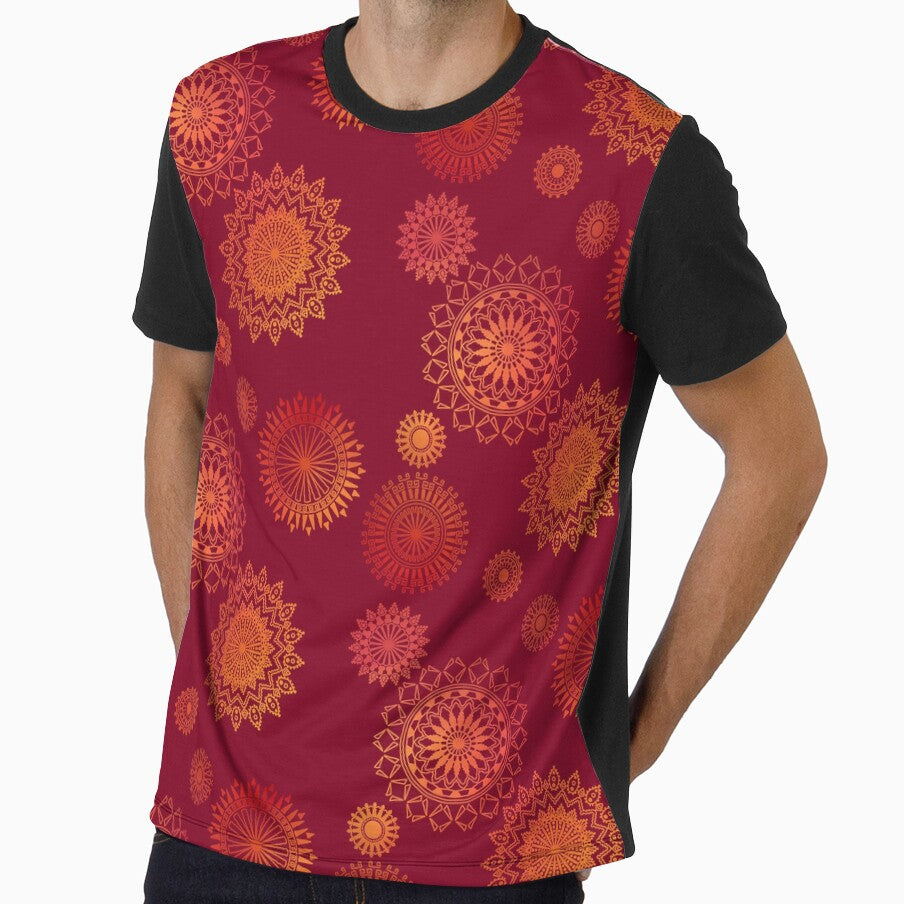 Mandala Motifs in Warm Colors by JaygiesDesign