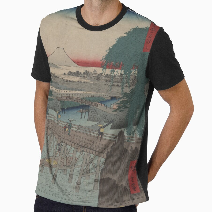 Hiroshige's Ichikoku Bridge in the Eastern Capital by mosfunky
