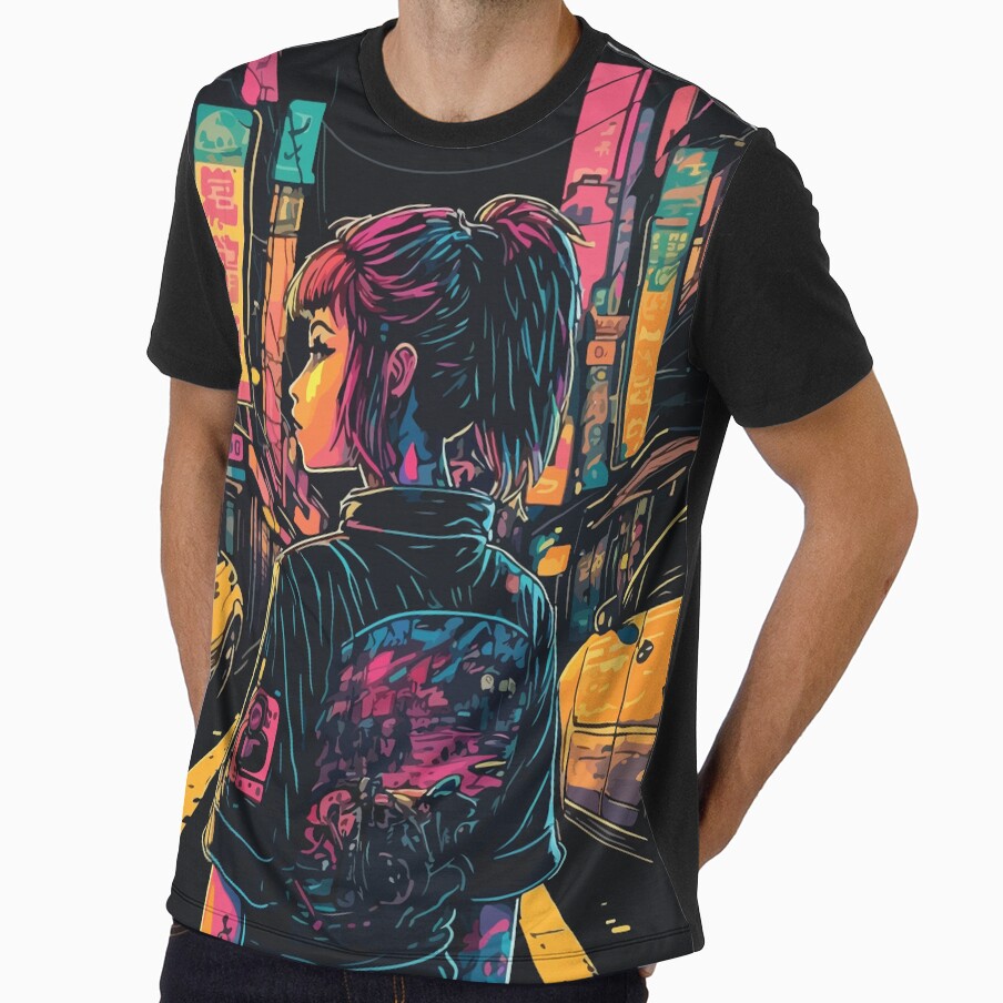 Japanese Street Cyberpunk Tokyo Streetwear by vectrus