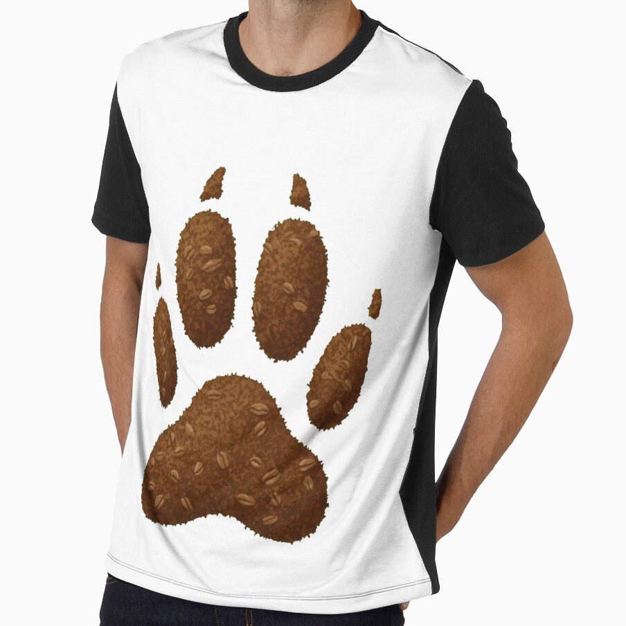 Coffee Bean Dog Paw Print by Dmo3HarkoArt
