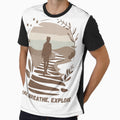 Walk, Breathe, Explore Travel Minimal Grafic by Angie-Atelier
