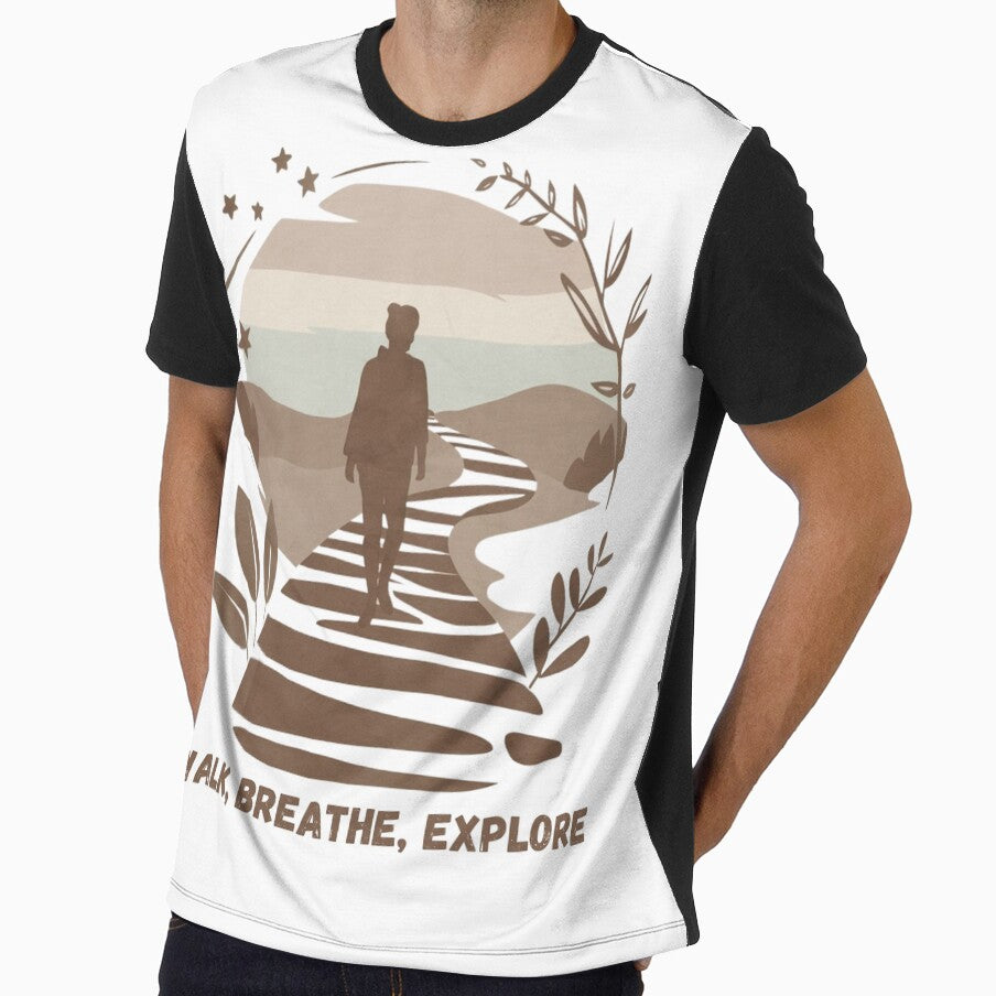 Walk, Breathe, Explore Travel Minimal Grafic by Angie-Atelier