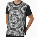 Symmetrical design in black and white # 3 by Psilographics