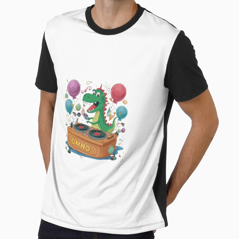 dino t-shirt, fun shirt, best cool t-shirt, music t-shirts by beyond-canvas