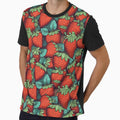 Juicy Strawberries pattern by KlaudiDesignArt