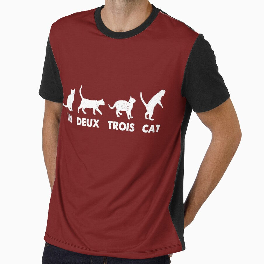 Funny  Deux Trois Cat Gift Cool Kitty Cat Lover Men Women by Jasonstoreasd