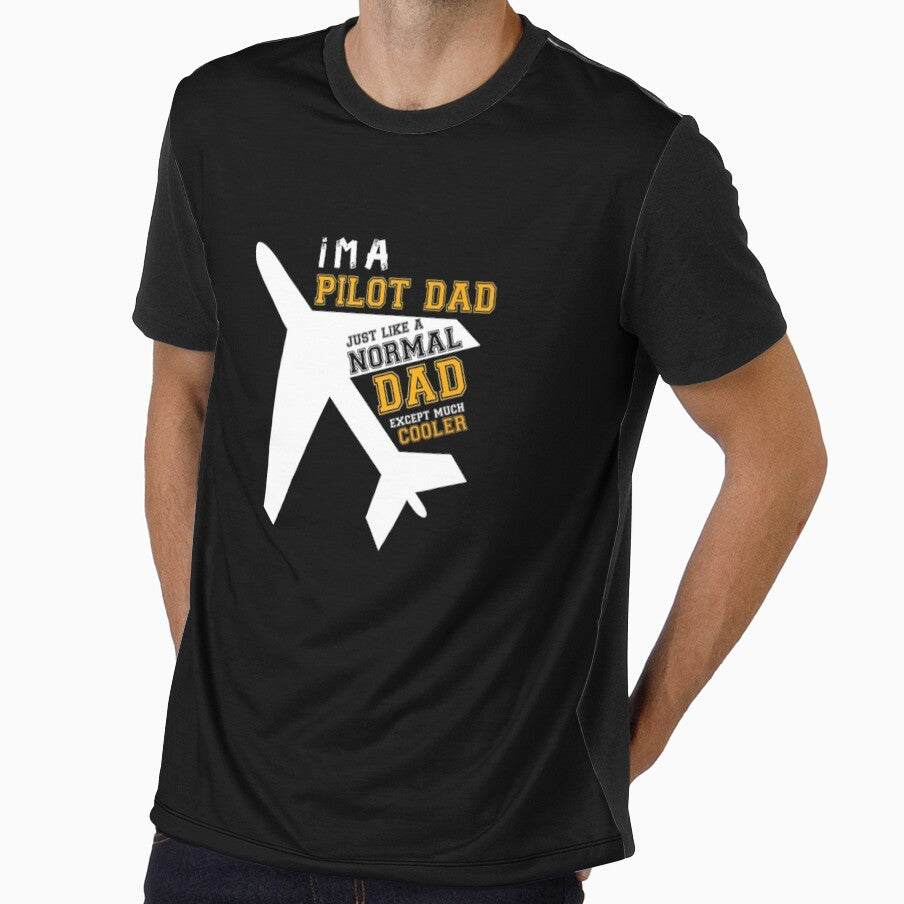 Mens Im A Pilot Dad Just Like A Normal Dad Premium Shirt by rturuytuyt
