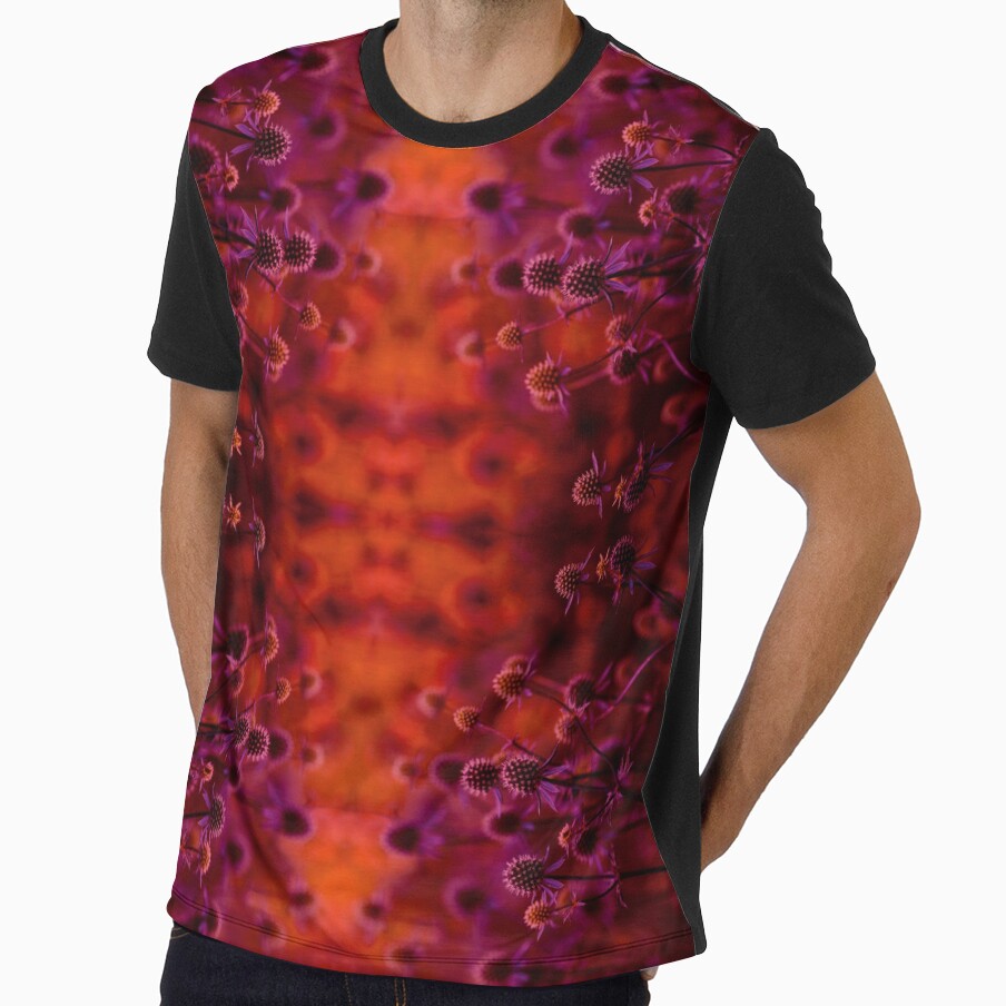 Flower magic in red and purple by Psilographics