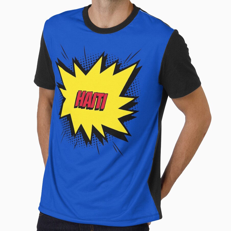 Haiti comic kapow style artwork by CreatedbyJR