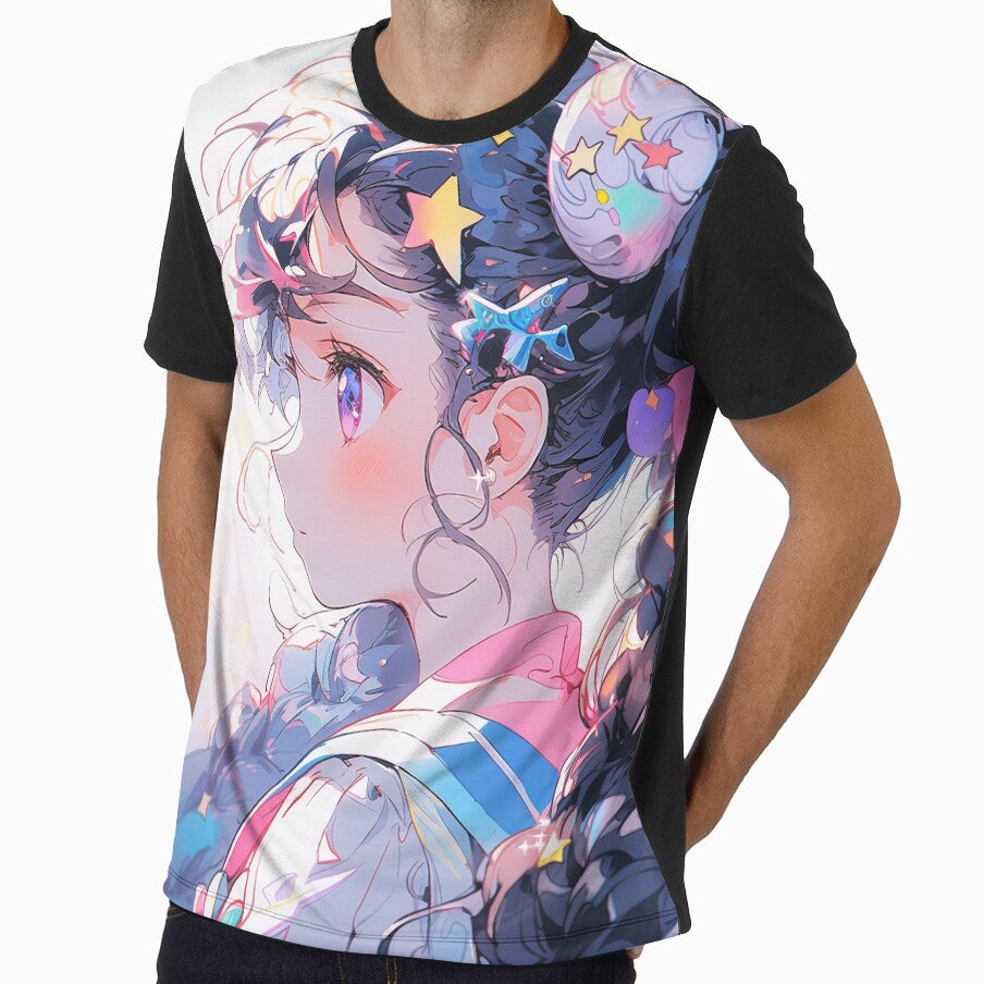 Whimsical Daydream Cascade Anime Girl by bubblegoth