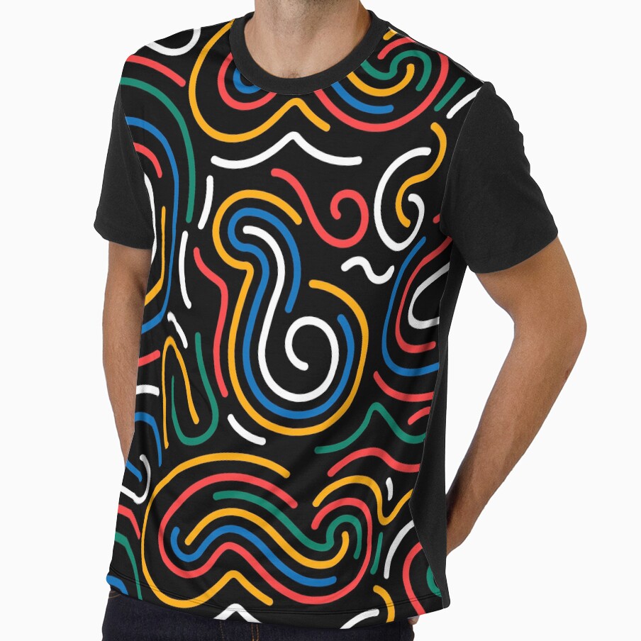 Hand Drawn Colorful Pattern 04 by Nfty-Planet01