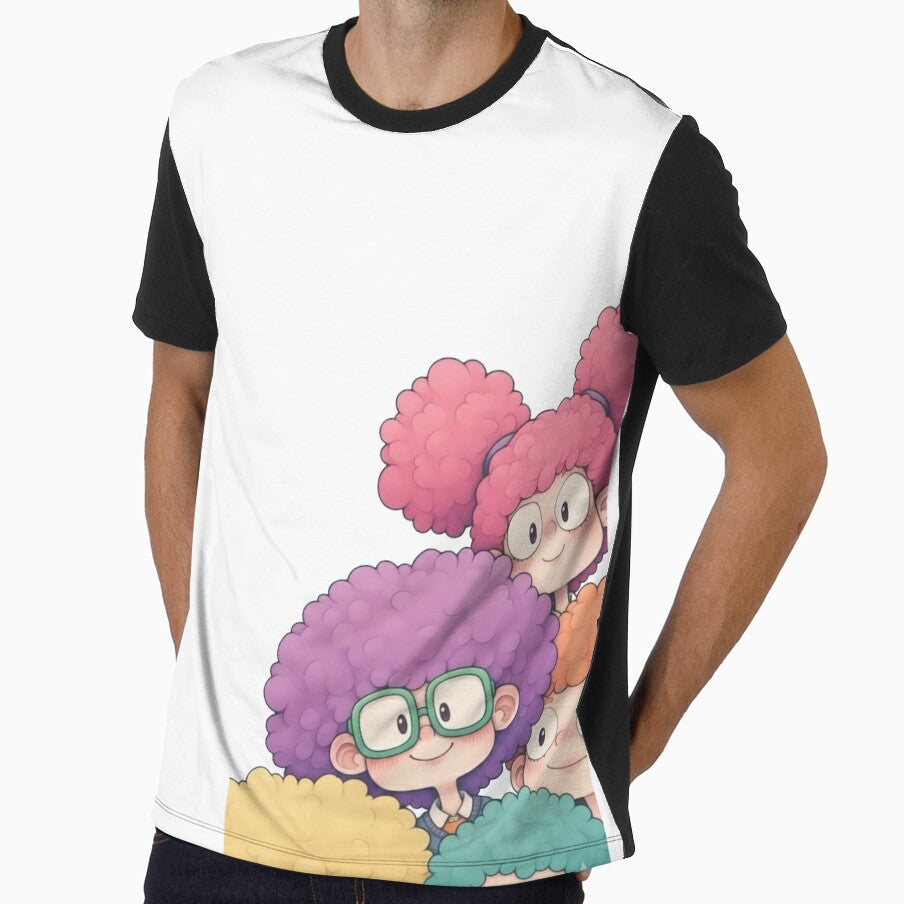 Colorful Curls Illustration ​Kawaii Puffy Friends by ZyVoAli