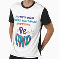 Be Kind Autism Awareness ASL Mom Teacher Kindness T-Shirt by Lanna999