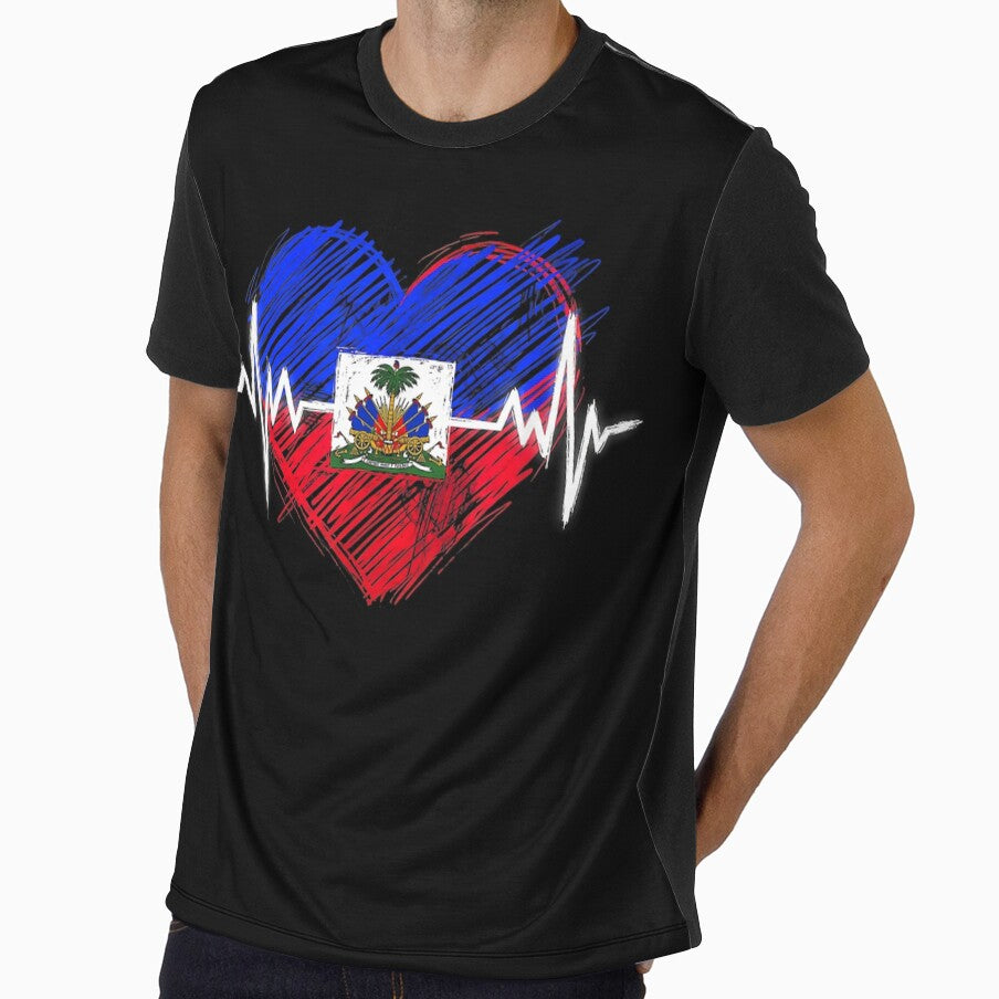 haiti independence haitian flag day heartbeat women men by mariazin