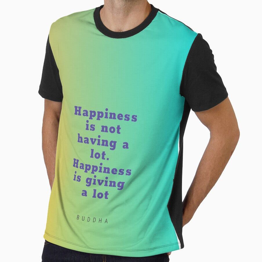 Happiness is hot having a lot, it is giving a lot. by PaperDreamPod
