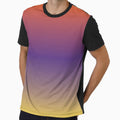 Retro Sunset Orange Purple and Yellow Gradient by BetweenForms