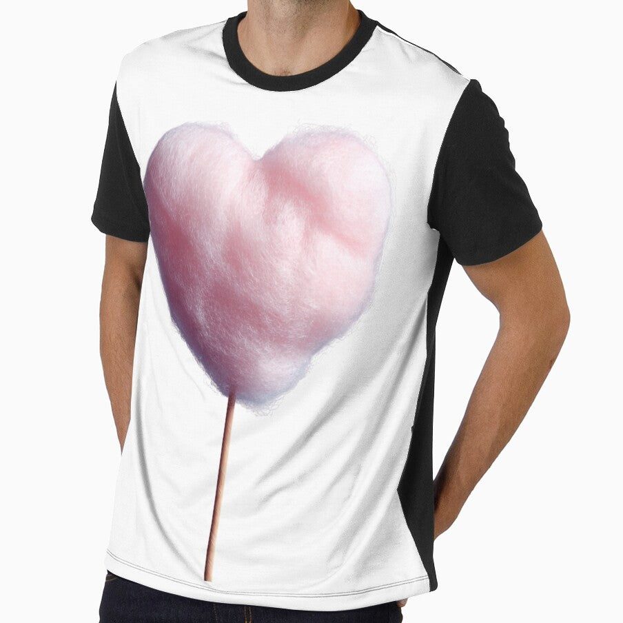Pink Cotton Candy Heart Sweet Romantic Valentine's Day Aesthetic by BigStar-Cart