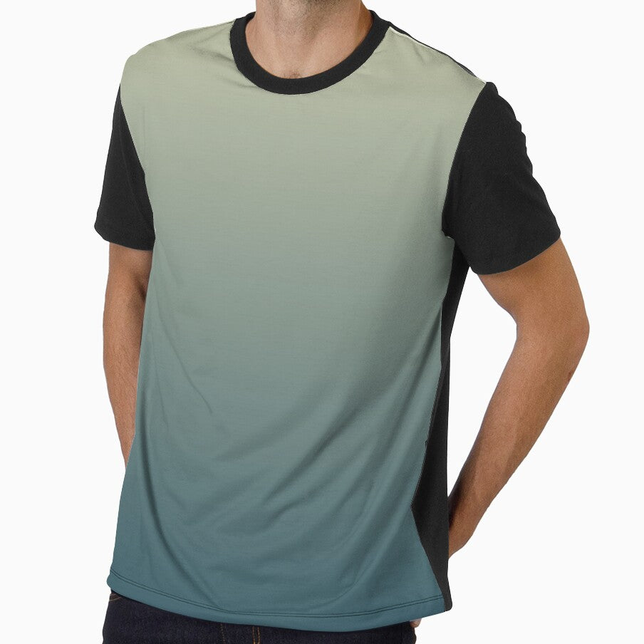 Gradient Calm Rainy Color Print by tshirtsandme