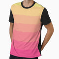 Sunset gradient- pink to yellow gradient ombré by Tanuja  Sharma