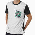 Golf Is Dope Funny Quote With Simple Abstract by Daqomm