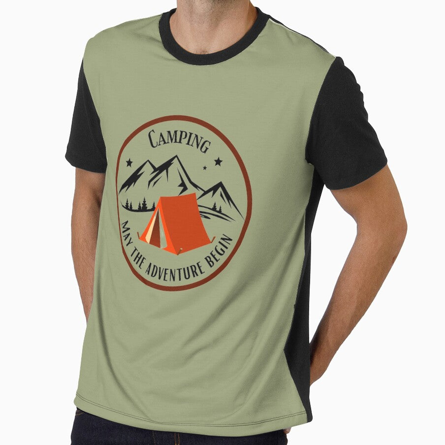 vintage camping adventure with tent by Growwithme