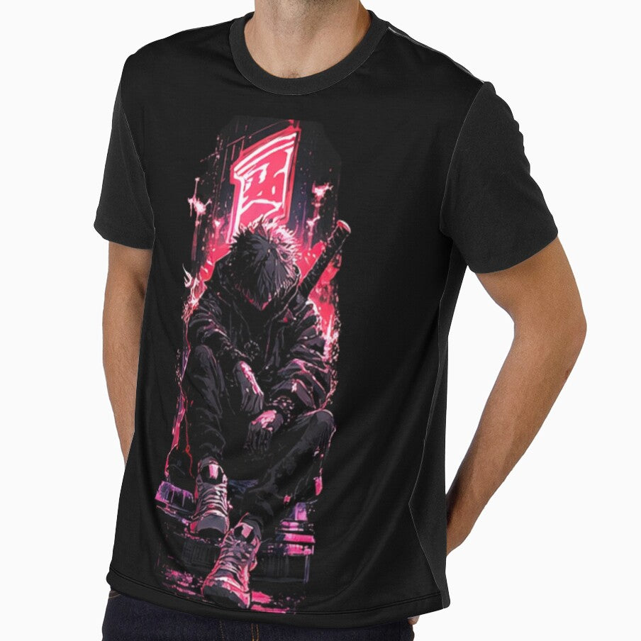 Demon Anime Samurai Manga Dark Fantasy Sakura streetwear by NK Design Lab