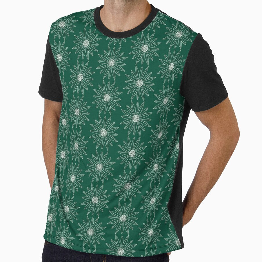 Minimal Flower 11 in Emerald by MinimalStudio