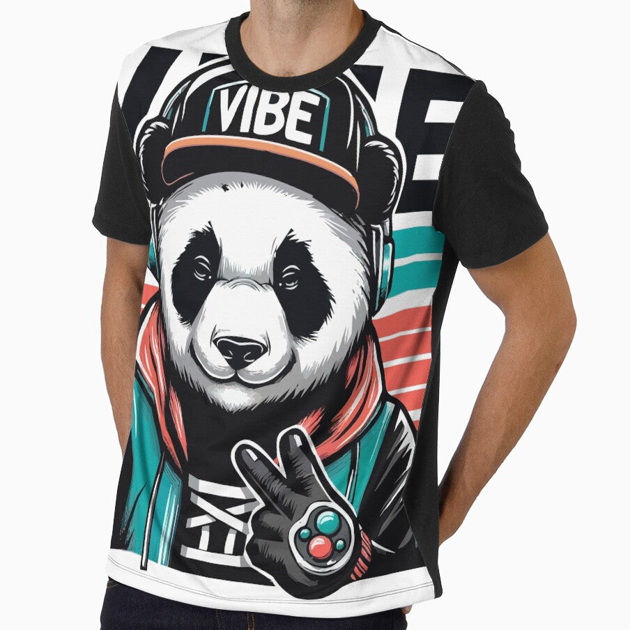 Modern Graphic Panda With Urban Vibe by Nadiename