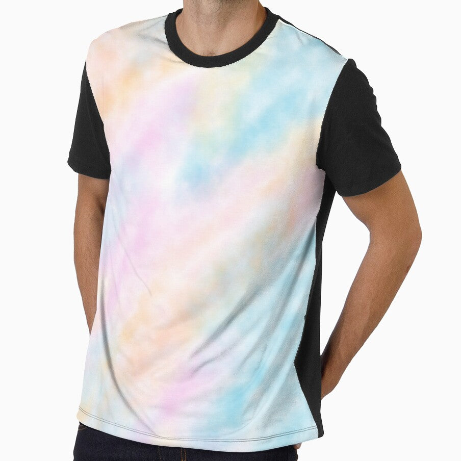 "cute colorful minimal tie dye illustration" by tudoo