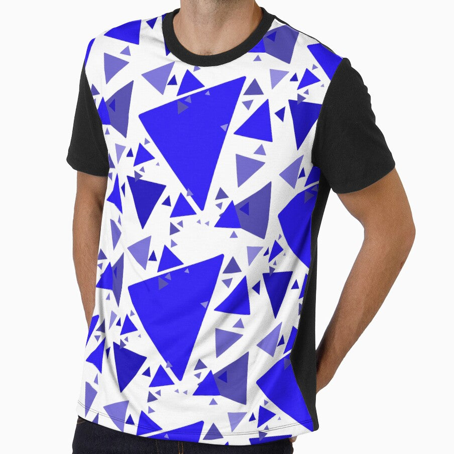 Triangle pattern, Blue triangle by PAINTORS