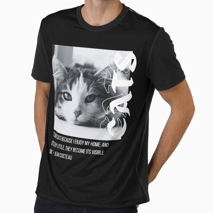 Cats with a Quote Streetwear Inspired with White Colored Font Design by quinellie