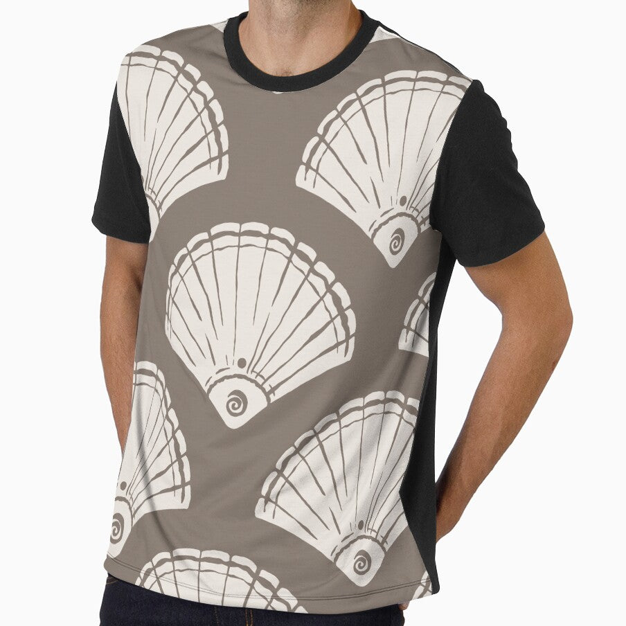 Minimal Scallop Shell Pattern by MiaBellaGirl