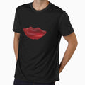Red lips. Great design for t-shirts for men and women. by Galina Kostyaeva