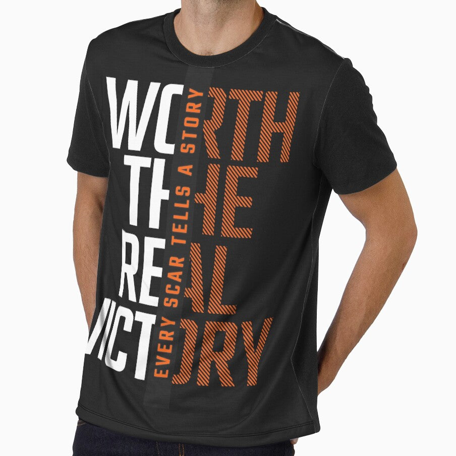 Streetwear Typography Hoodie Print Motivational Quote by pixelrealmJL