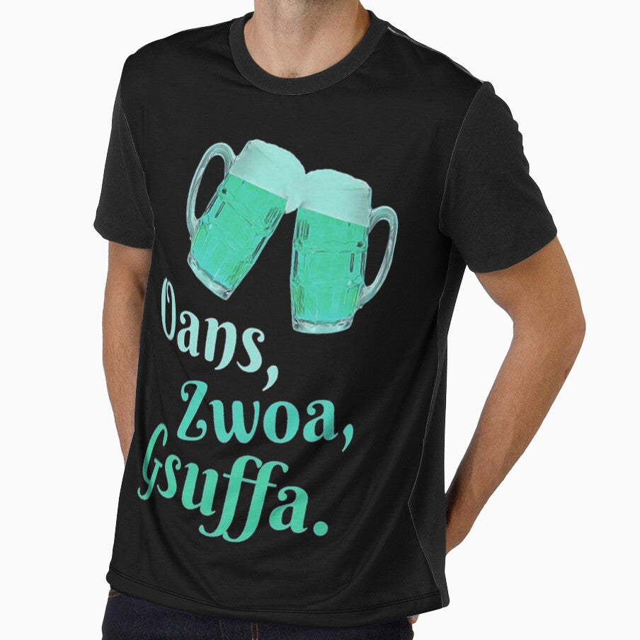 Oktoberfest Oans Zwoa Gsuffa Tee Premium T-Shirt by spolayastore