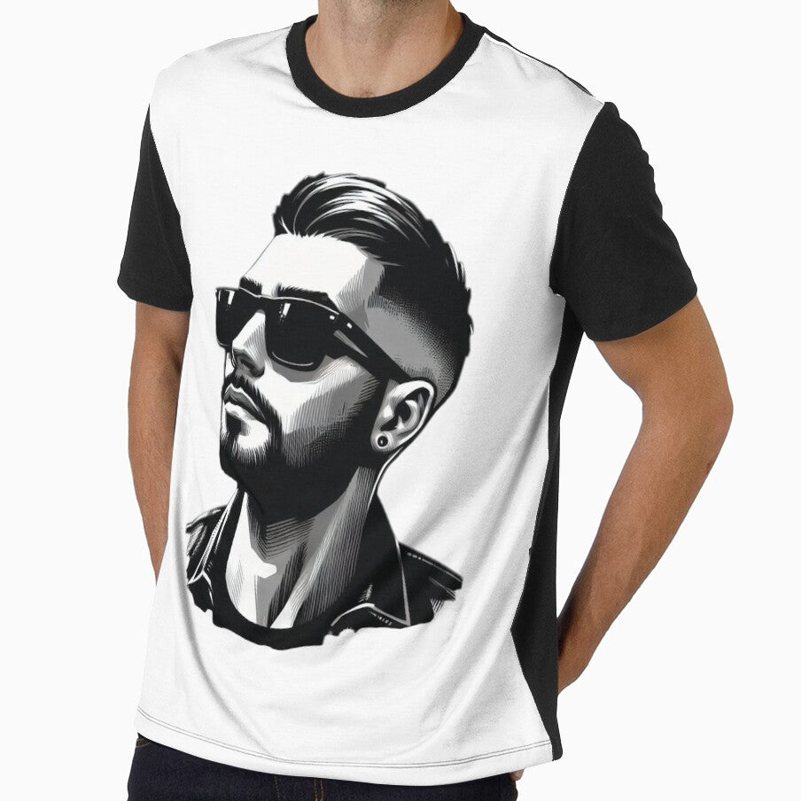 Portrait of a Man in Black and White by GeneralDaily