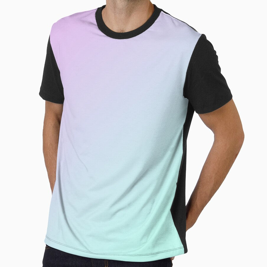 Pastel Purple Blue Gradient by Printedarts