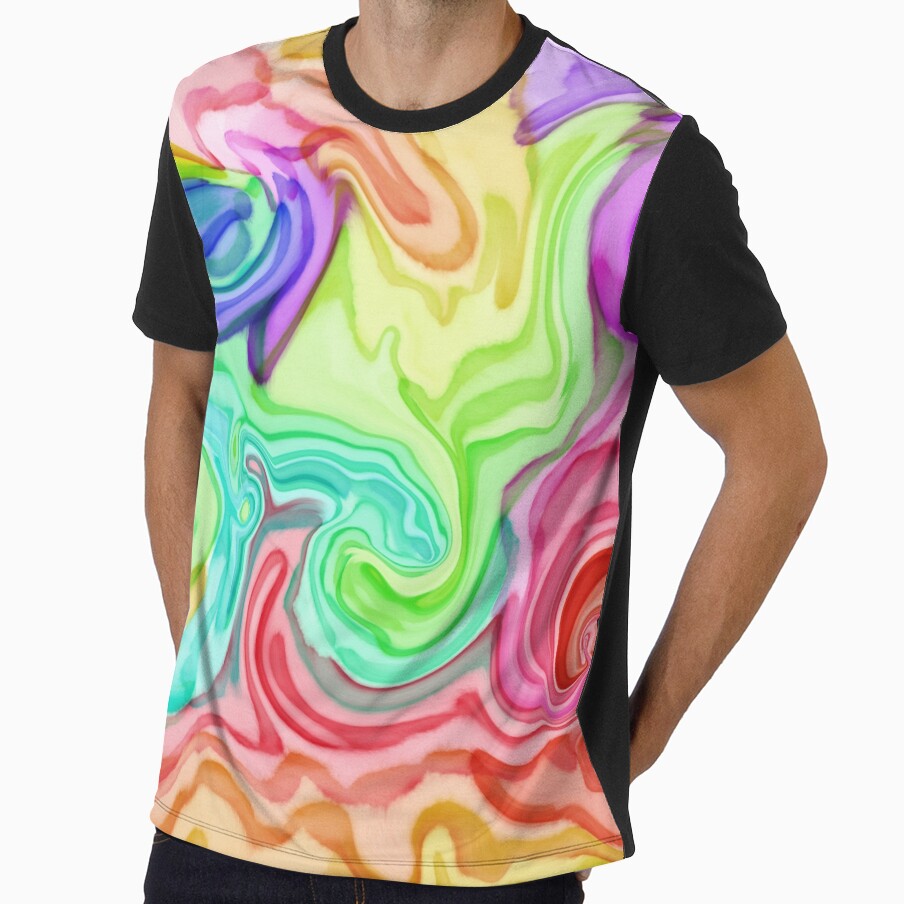 Colorful waves | Abstract Art | Watercolor by saimzgraphics