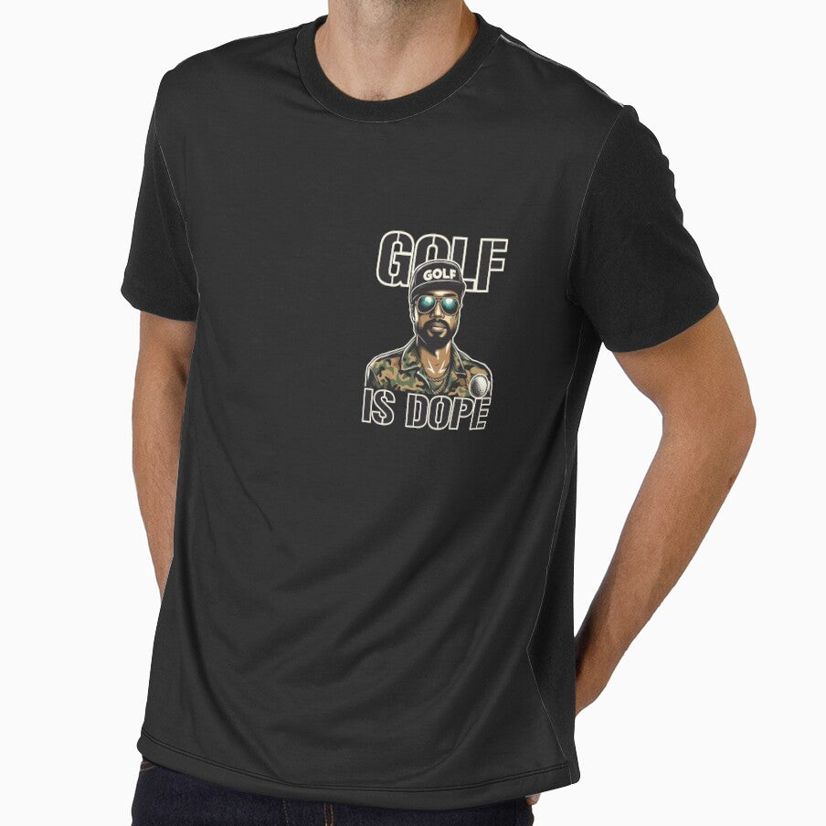 Golf Is Dope Funny Quote Black Army Camouflage by Daqomm